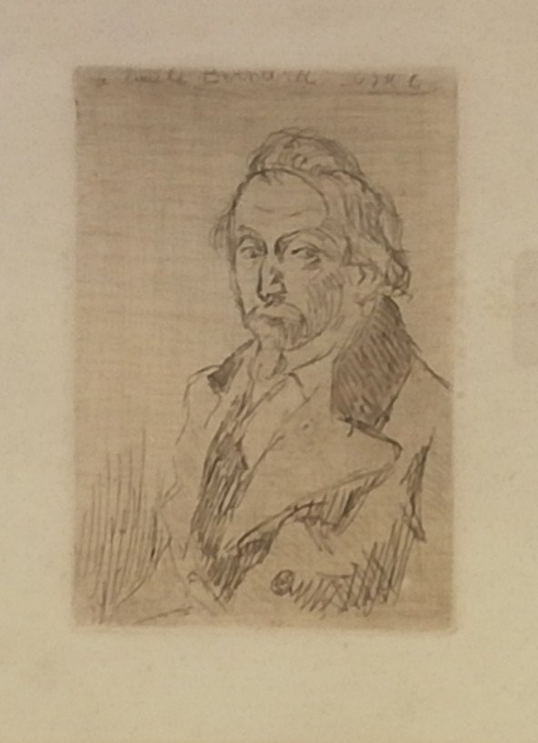 Proantic: Portrait Of Emile Bernard By Roux-champion Jean Victor 1871-