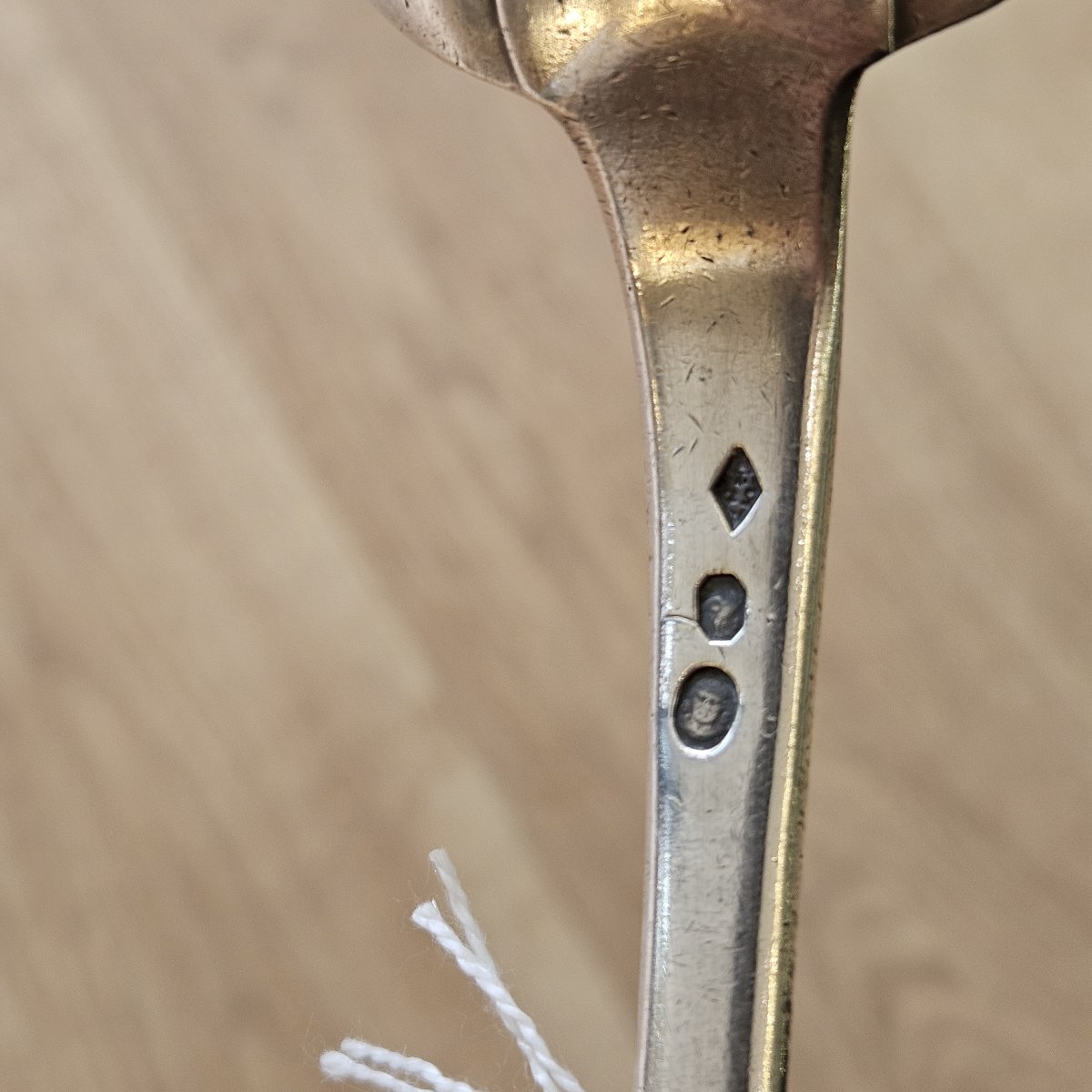 Solid Silver Stew Spoon, Late 18th Century, 1798–1803 -photo-1