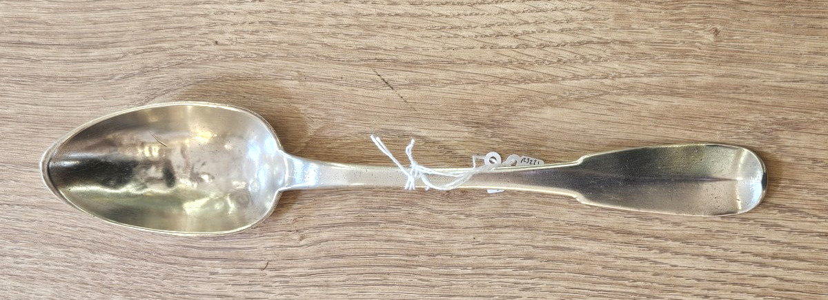 Solid Silver Stew Spoon, Late 18th Century, 1798–1803 