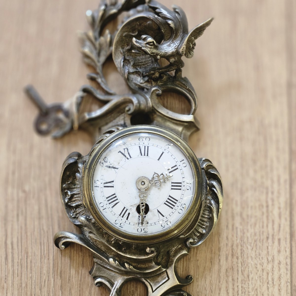 19th-century Silver-plated Bronze Carriage Finial -photo-2