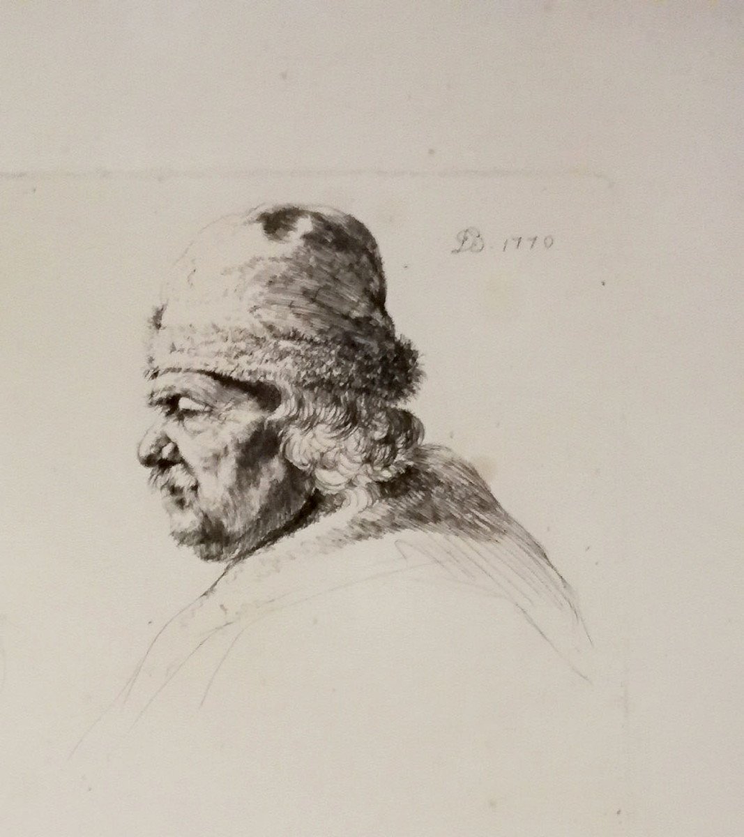 Jean-jacques De Boissieu (1736-1810) 3 Estampes dont  Le Peintre Et Son Modèle 1789-photo-1