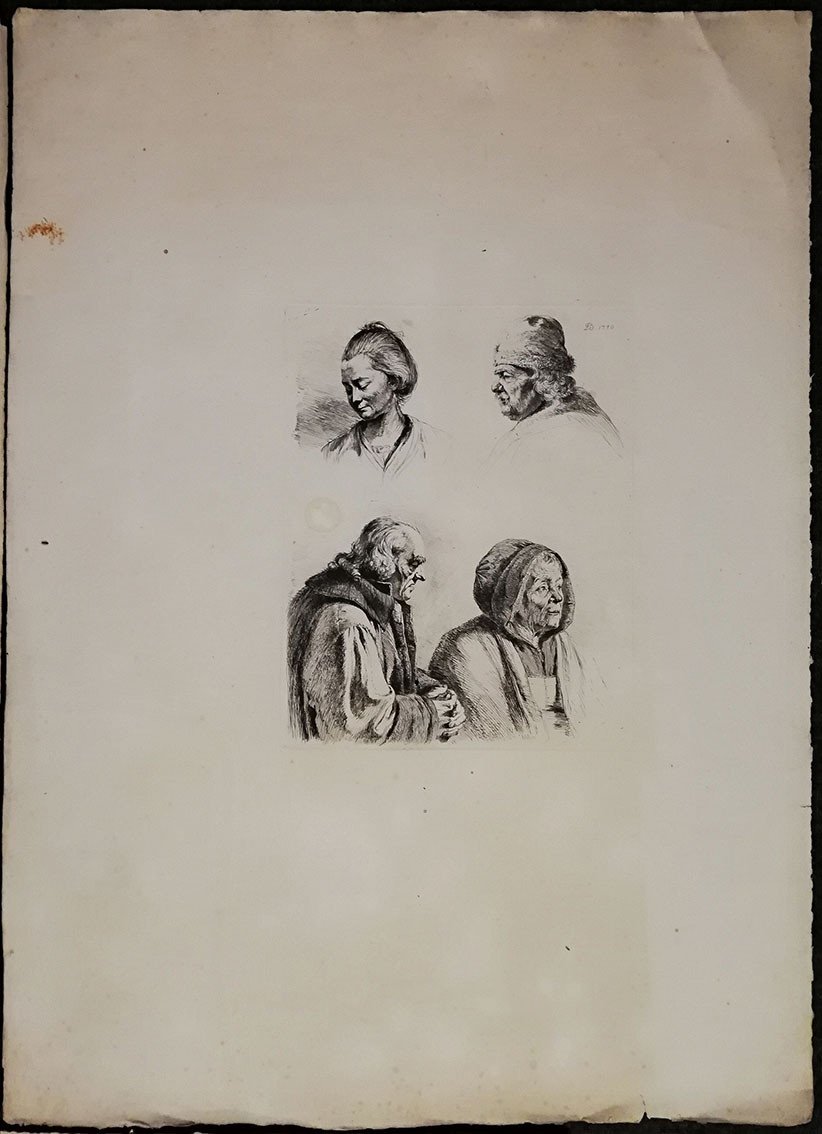 Jean-jacques De Boissieu (1736-1810) 3 Estampes dont  Le Peintre Et Son Modèle 1789-photo-6