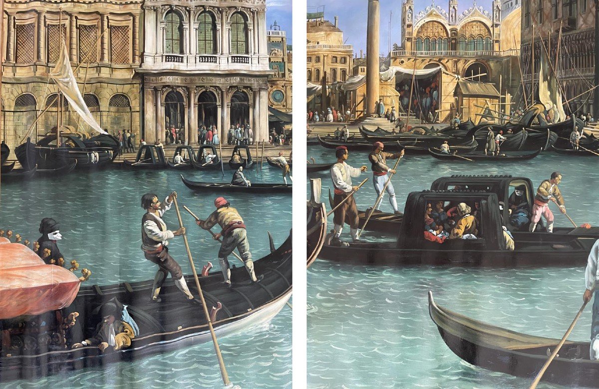 Large Painting Of Venice-photo-4