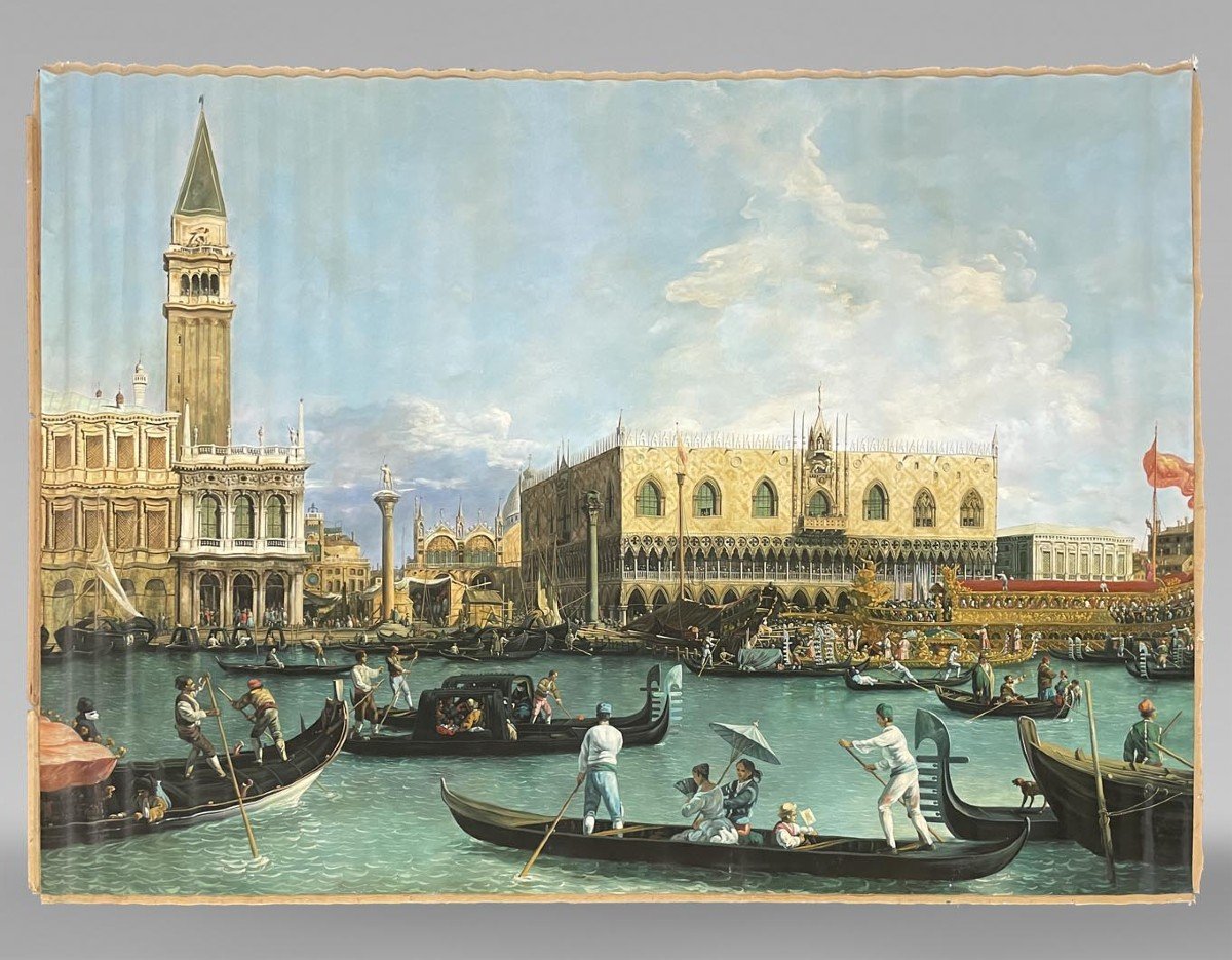 Large Painting Of Venice