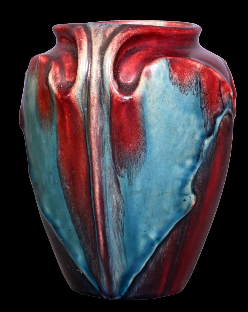 Vase en grès à glaçure sang-de-bœuf par EUGÈNE BAUDIN, vers 1900-photo-3