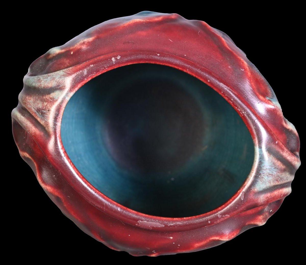 Vase en grès à glaçure sang-de-bœuf par EUGÈNE BAUDIN, vers 1900-photo-2