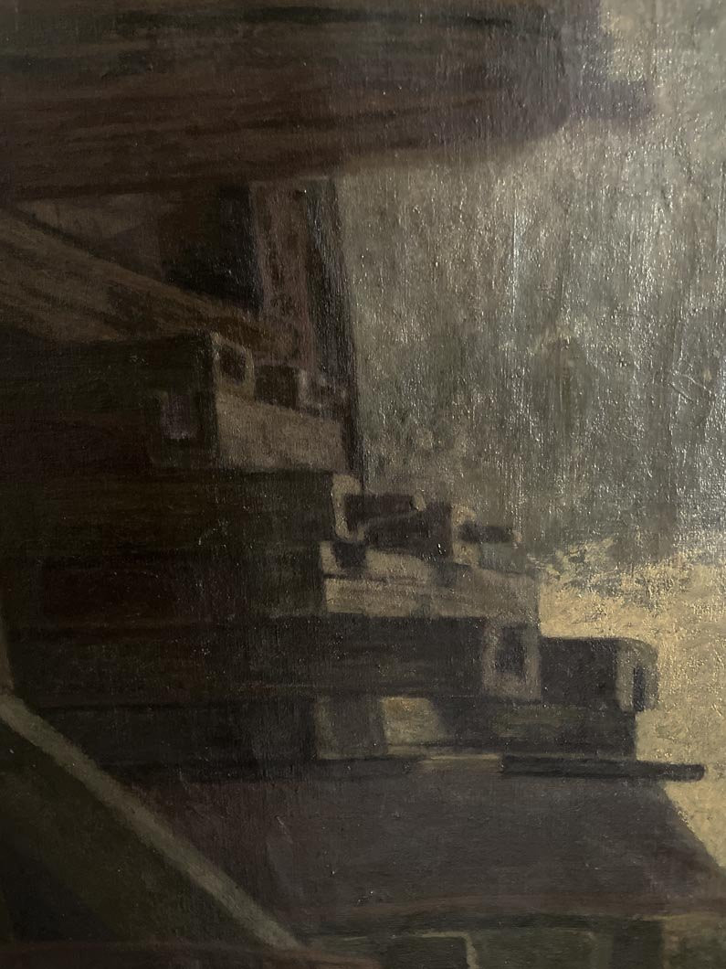 Grand tableau de scène de genre – Le pressoir-photo-3