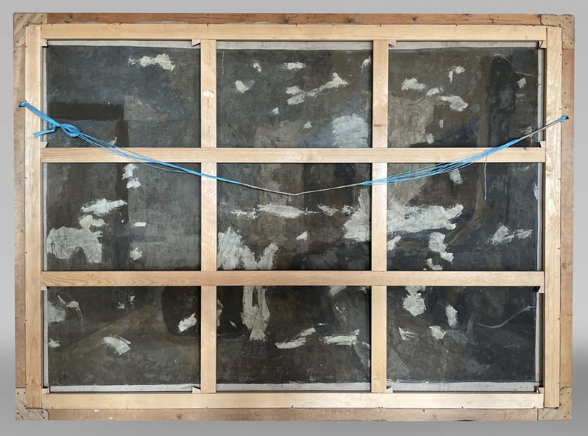 Grand tableau de scène de genre – Le pressoir-photo-4