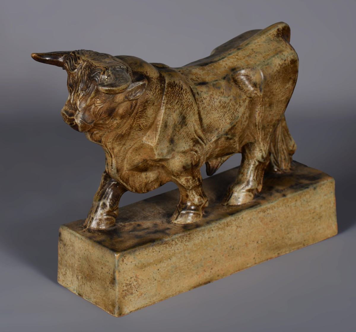 Grès MOUGIN, Maurice-Sébastien LAURENT (1887-1973) – Taureau