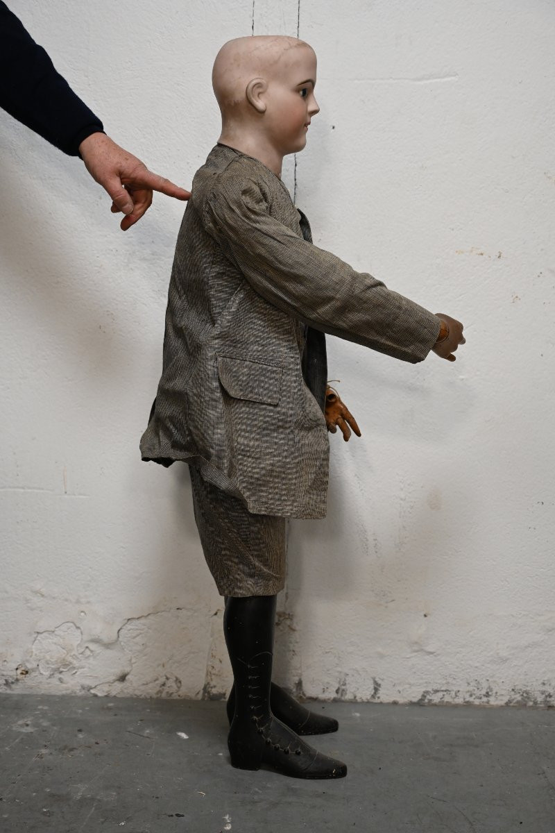 Mannequin de mode, tête en porcelaine estampillée François Gaultier-photo-5