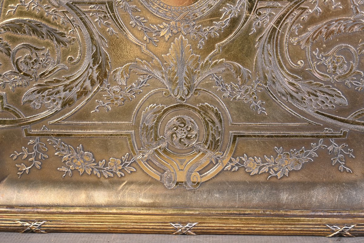 Silver-gilt Tray, Signed Prévost & Cie-photo-8