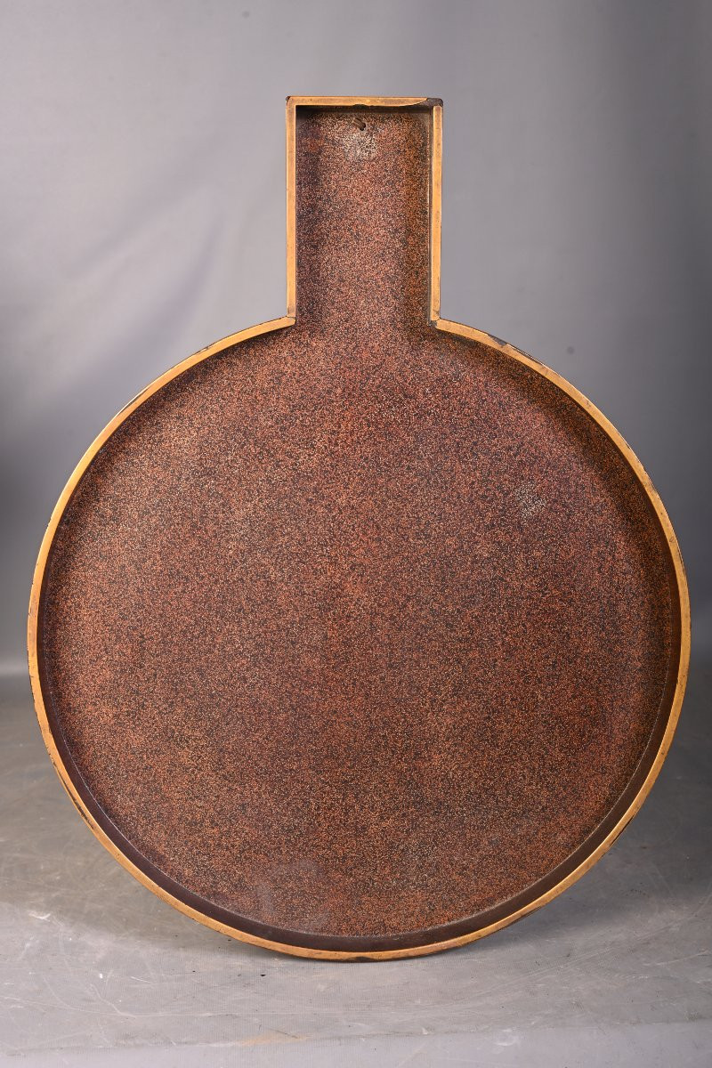 Lacquered Case For A Kagami Mirror, Japan, Late 19th Century-photo-2