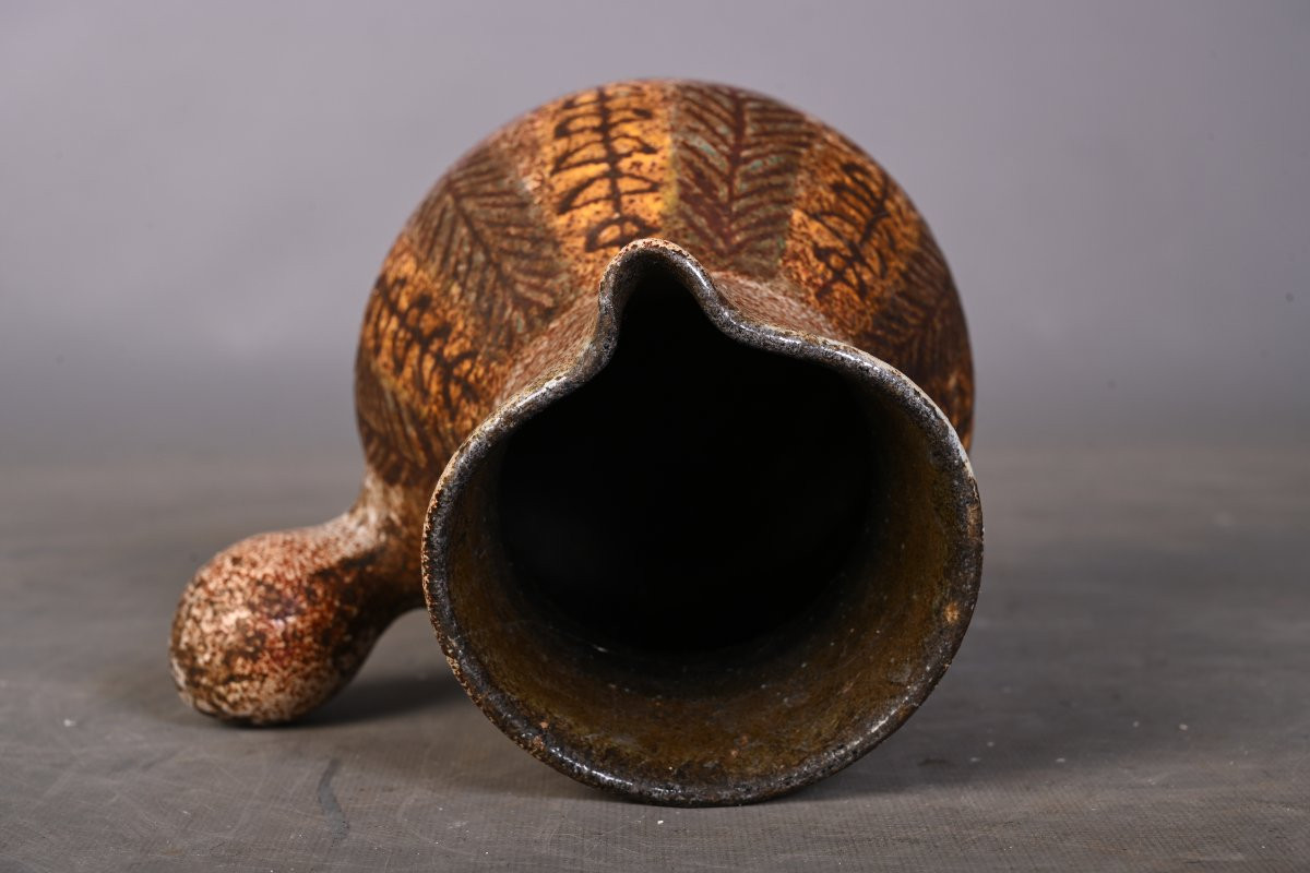 Stoneware Pitcher, Accolay Pottery-photo-3