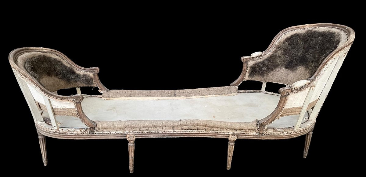 Duchesse en hêtre, époque Louis XVI-photo-2