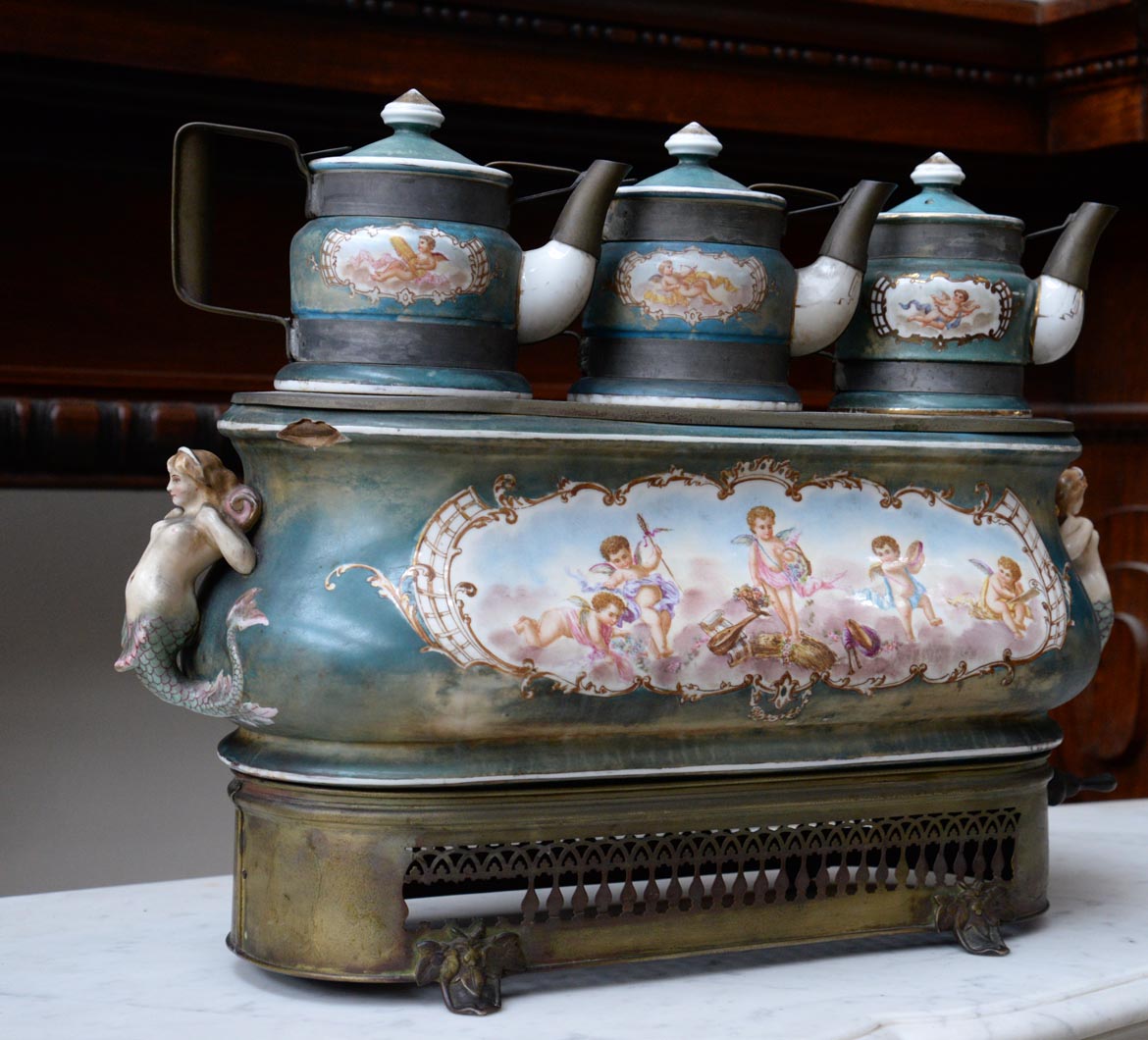Bain-marie Coffeemakers In Earthenware, Maison Dagand, Patented-photo-2