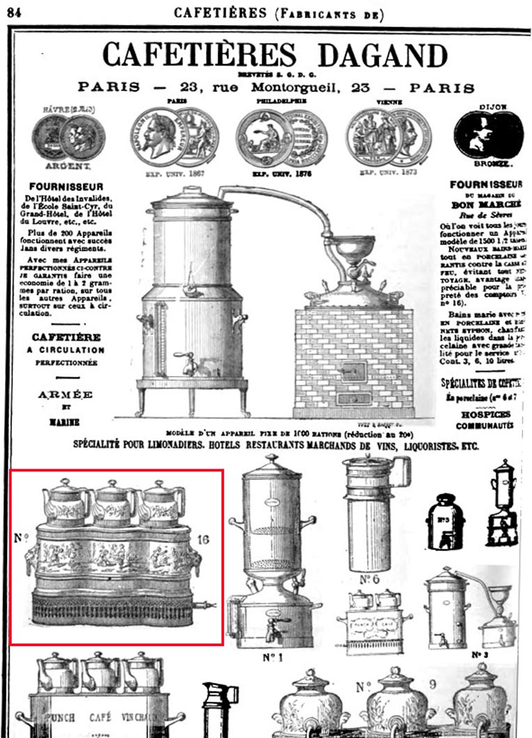 Bain-marie Coffeemakers In Earthenware, Maison Dagand, Patented-photo-7