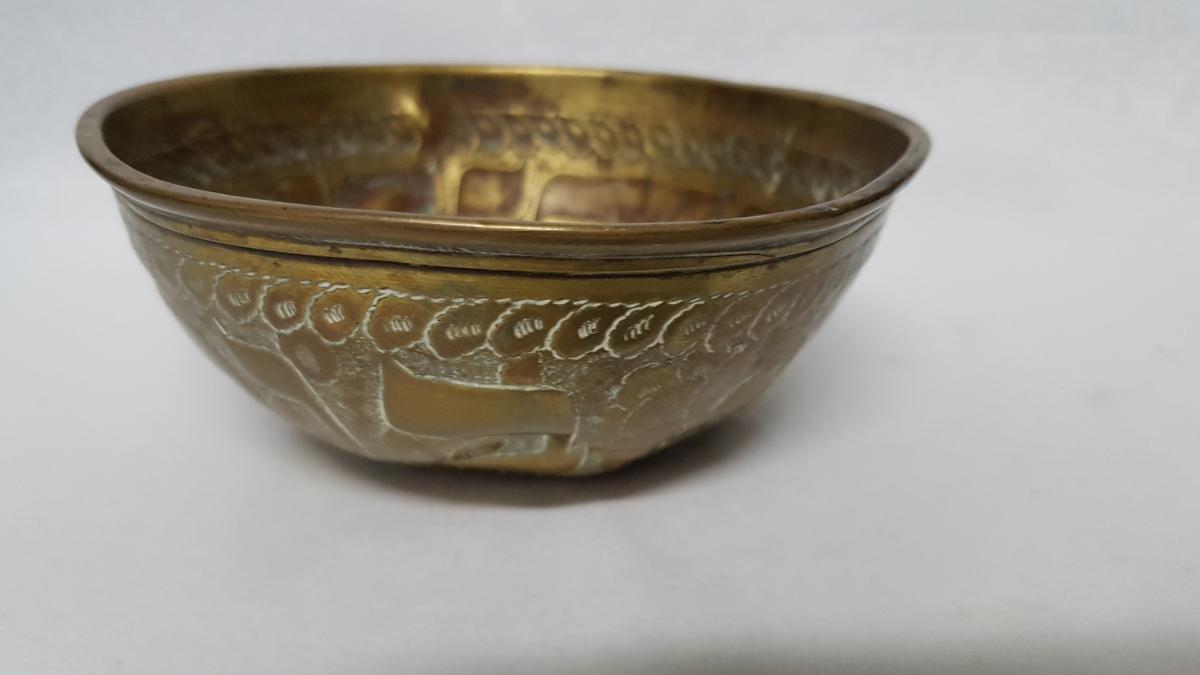 Damascene Copper Bowl