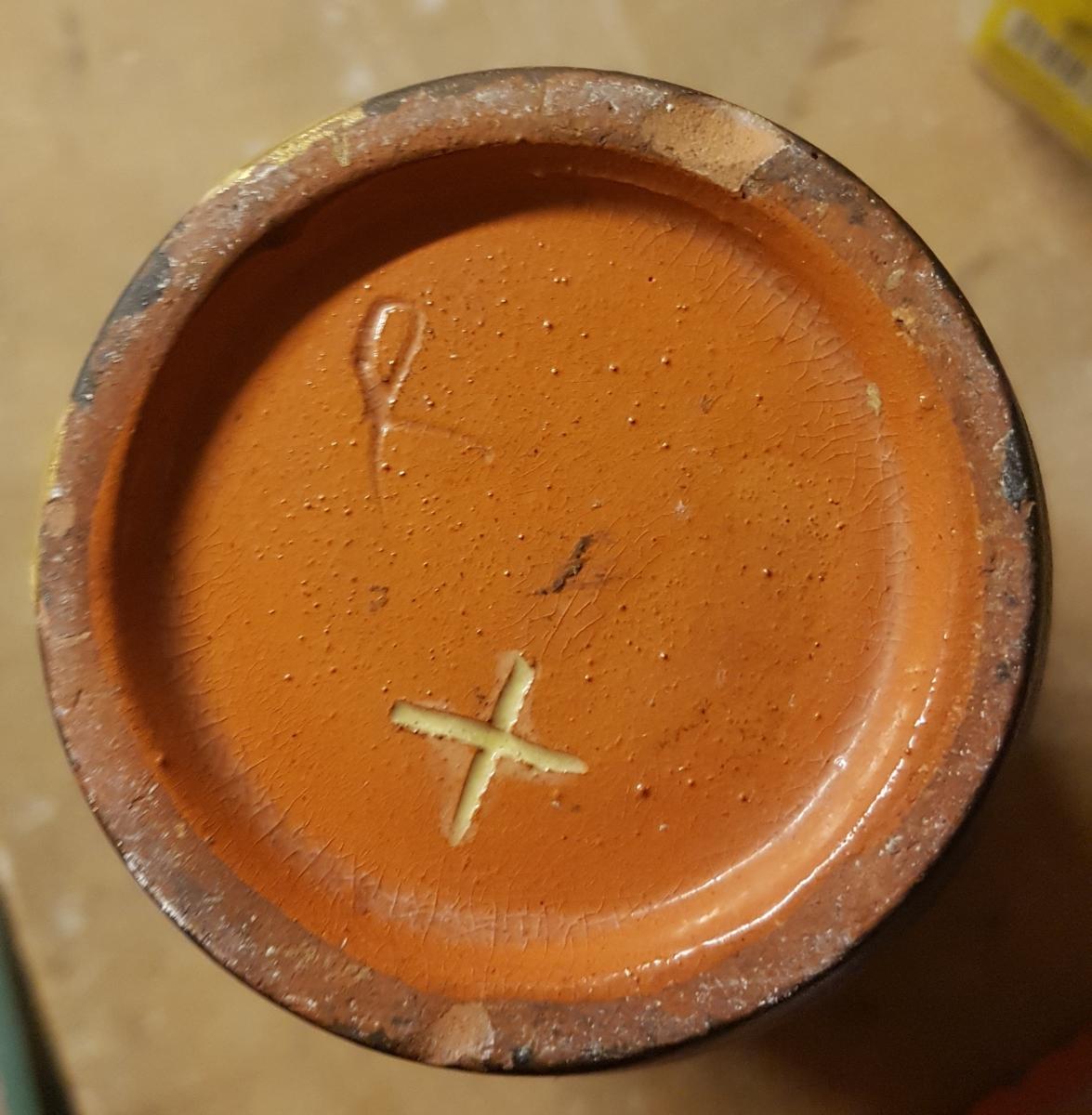Vase En Céramique émaillée Signé "Montieres"-photo-1