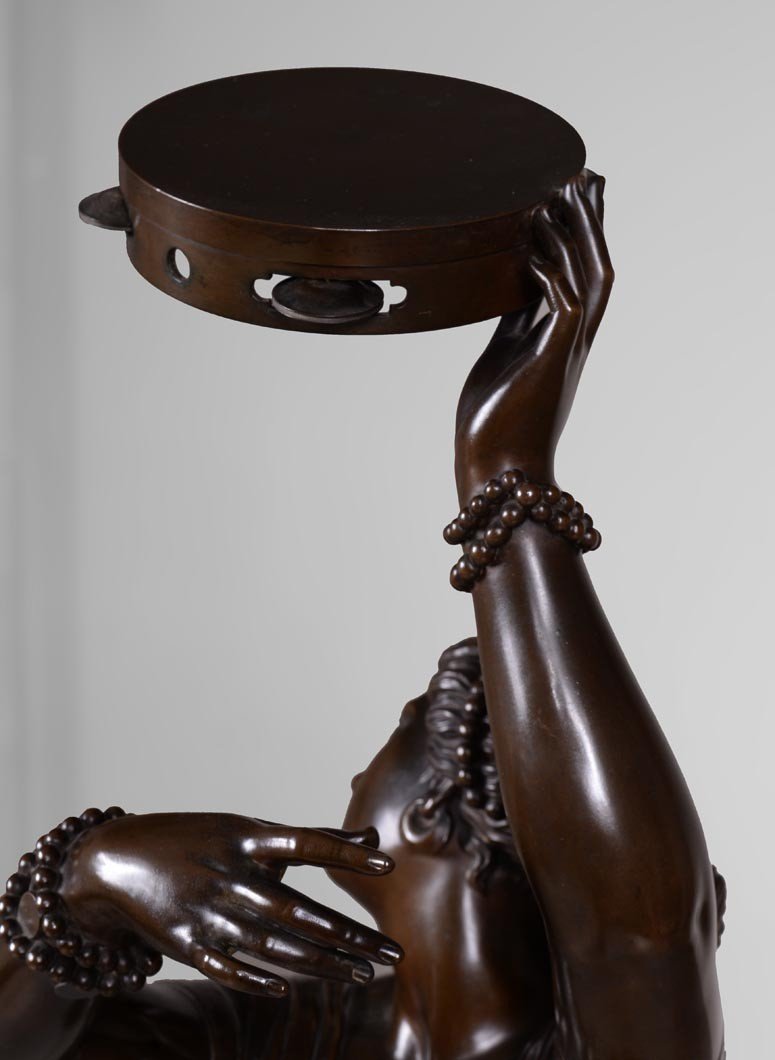 Auguste Clesinger, "Zingara", épreuve en bronze fondue par Barbedienne-photo-2