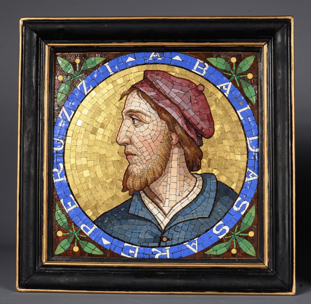 Lot De 2 Panneaux En Mosaïque Aux Portraits d'Hommes-photo-2