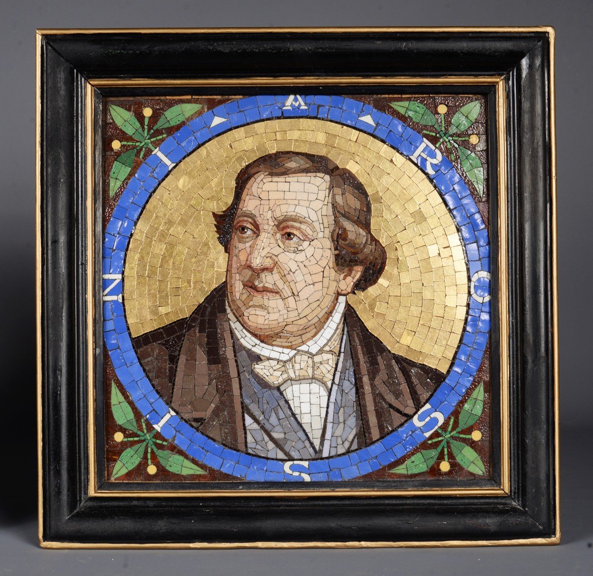 Lot De 2 Panneaux En Mosaïque Aux Portraits d'Hommes-photo-3