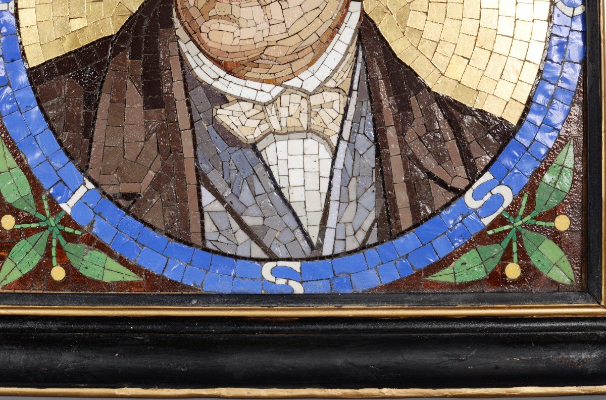 Lot De 2 Panneaux En Mosaïque Aux Portraits d'Hommes-photo-1