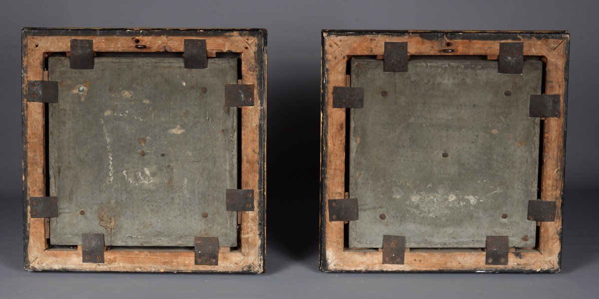 Lot De 2 Panneaux En Mosaïque Aux Portraits d'Hommes-photo-5