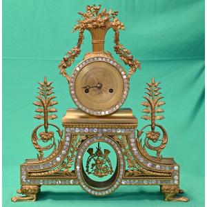Charles X Style Clock, 19th Century