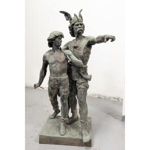 Sculpture By émile Laporte: “departure For Combat” (1884)