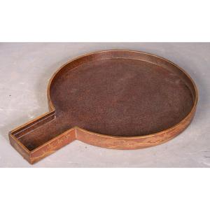 Lacquered Case For A Kagami Mirror, Japan, Late 19th Century