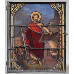 Small Stained Glass Representative Saint Paul