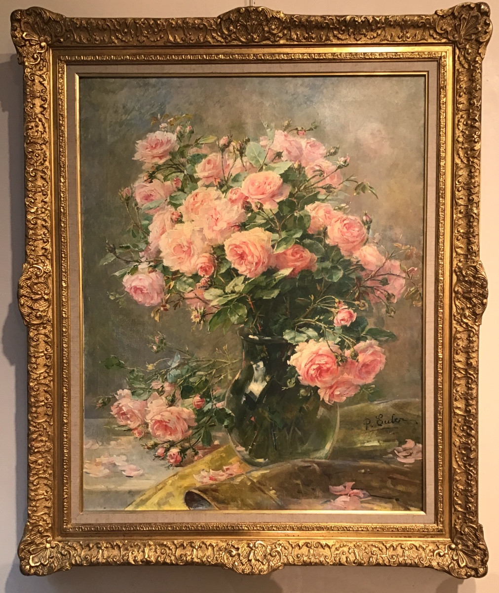 Bouquet Of Roses By Pierre Nicolas Euler