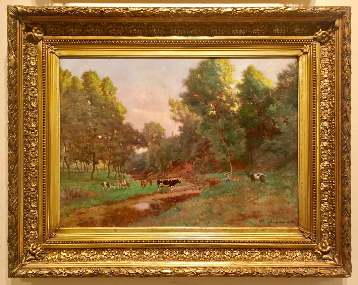 Bucolic Landscape By Theodore Lespinasse