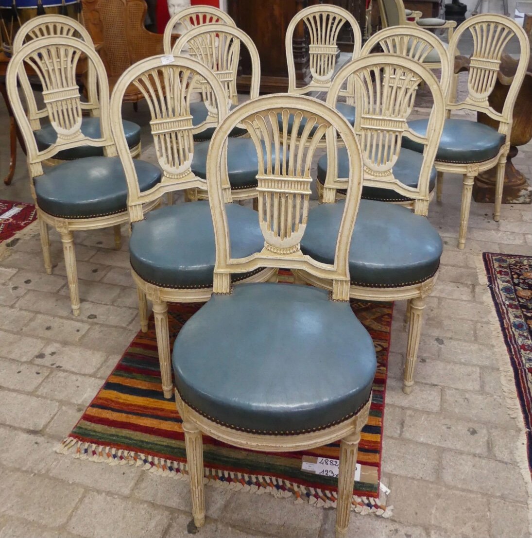 Set  Of 10 Louis XVI Style Chairs