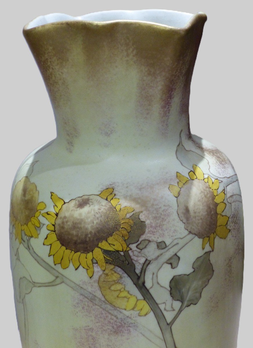 Vase aux tournesols de Clément Massier-photo-3