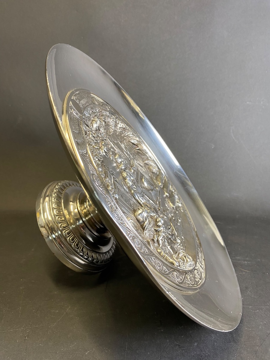 Silver-plated Bronze Cup Signed By Charles Perron -photo-3