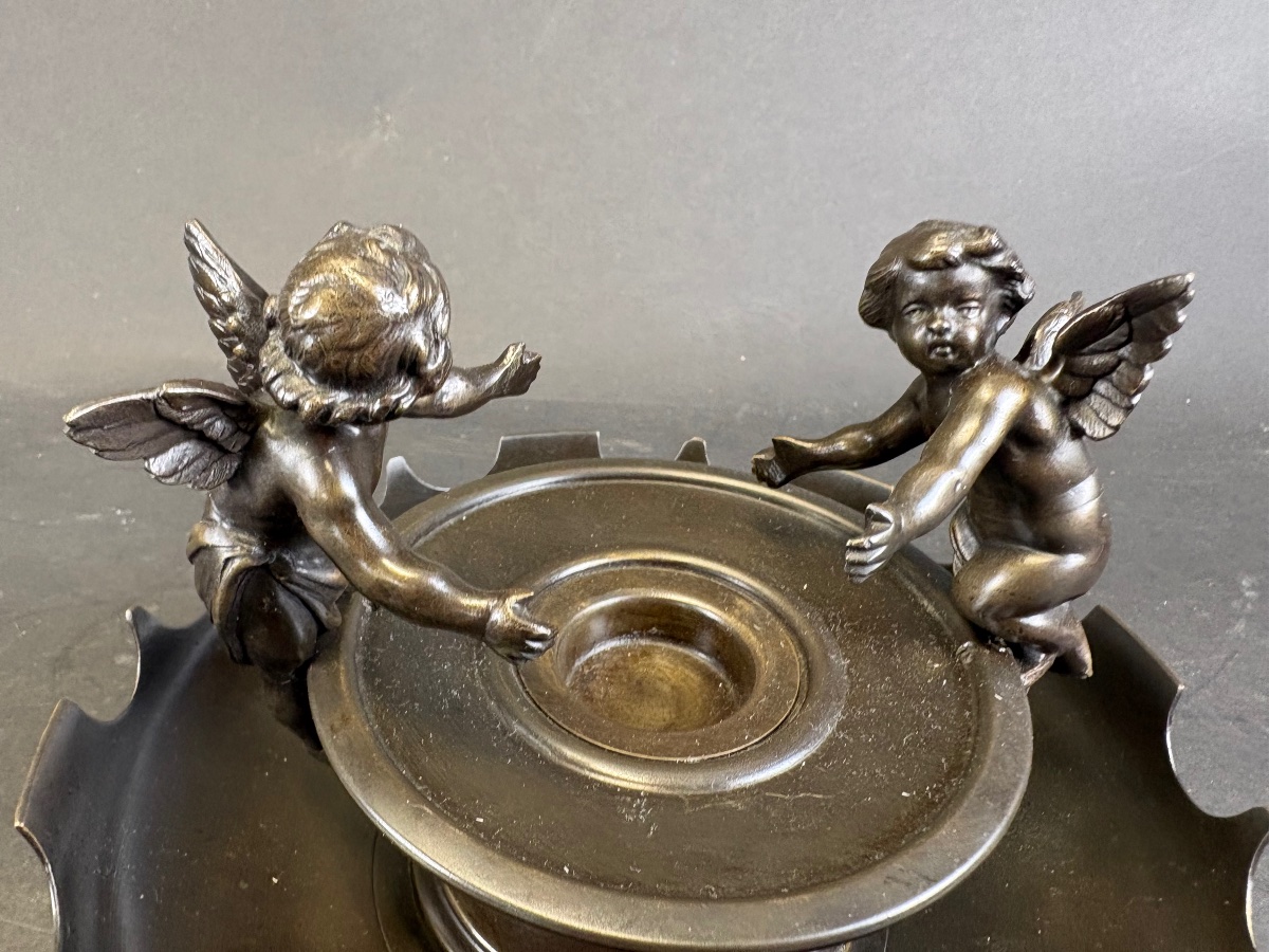 Fine  Detailed Bronze Sculpture Putti, 1870–1900-photo-4