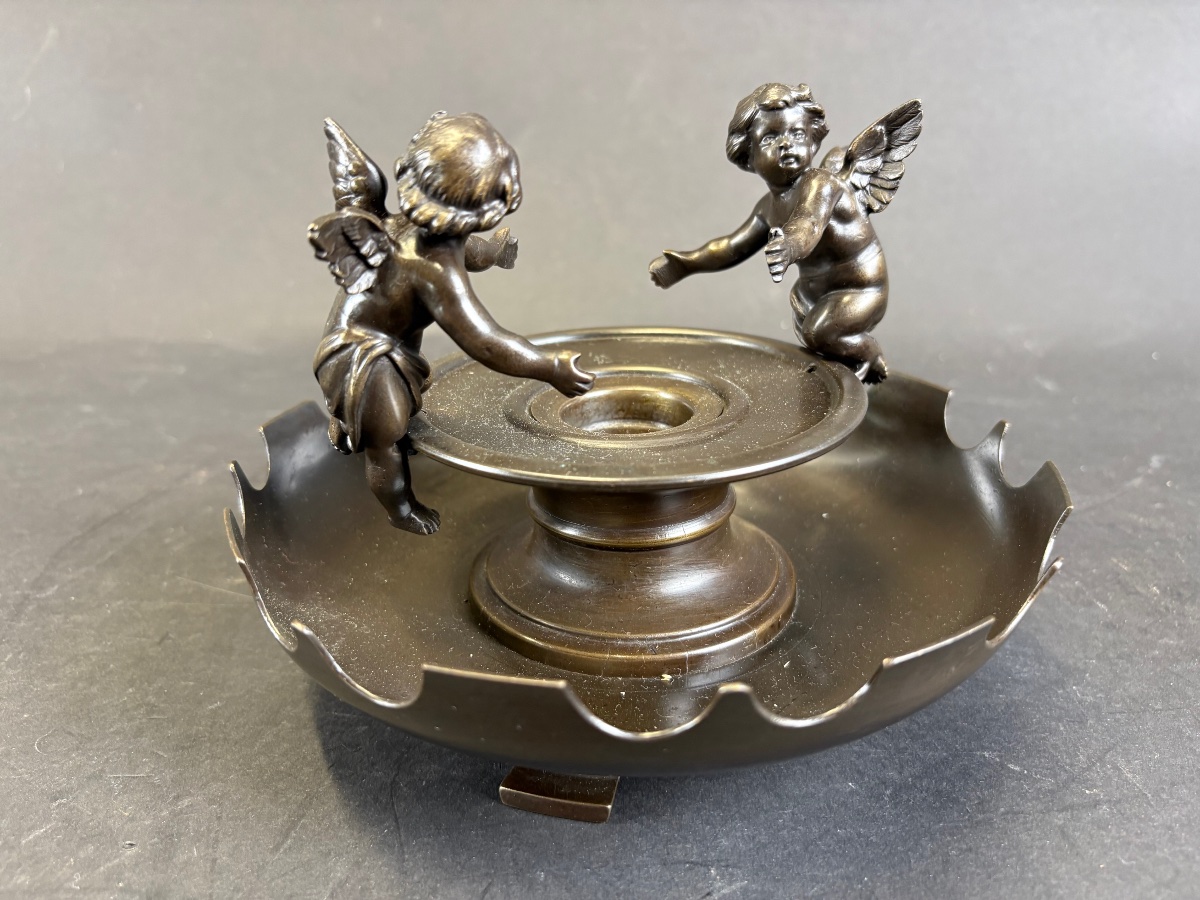 Fine  Detailed Bronze Sculpture Putti, 1870–1900