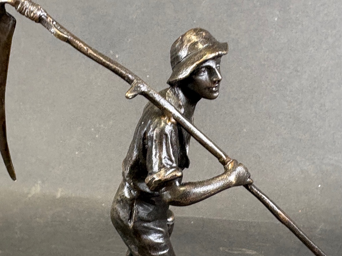 Bronze Sculpture, Signed By The Sculptor Paul Ludwig Kowalczewski (1865–1910)-photo-2
