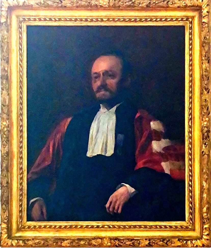 Portrait Magistrate Mid 19th Century Oil On Canvas French School 