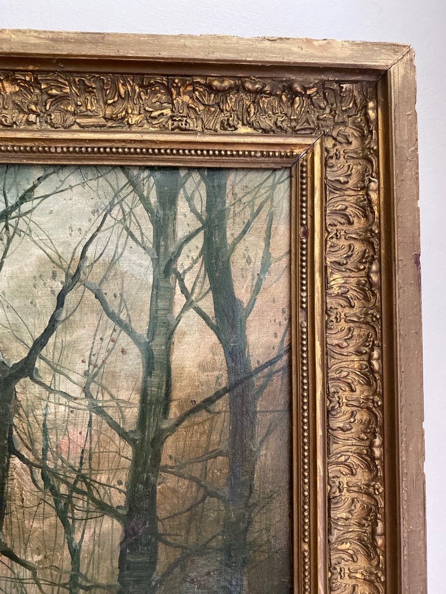 EDUARD STEINBACH  (1878-1939)huile Sur Toile-photo-4