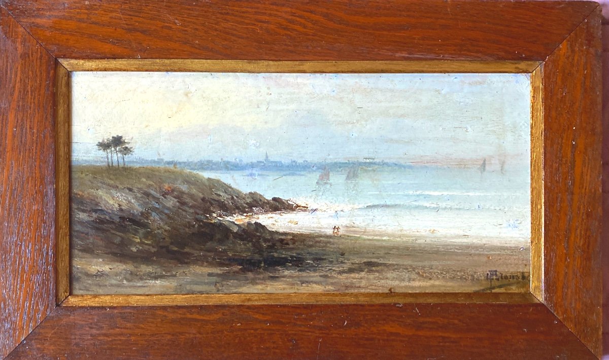 Oil On Wood 19th Century "exceptional View" Signed 