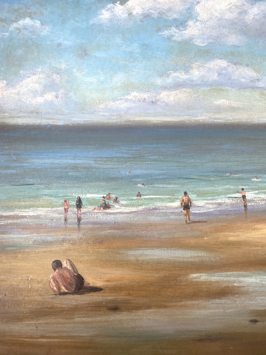 Georges Castaing (1895-1971) “basque Country Beach”-photo-1