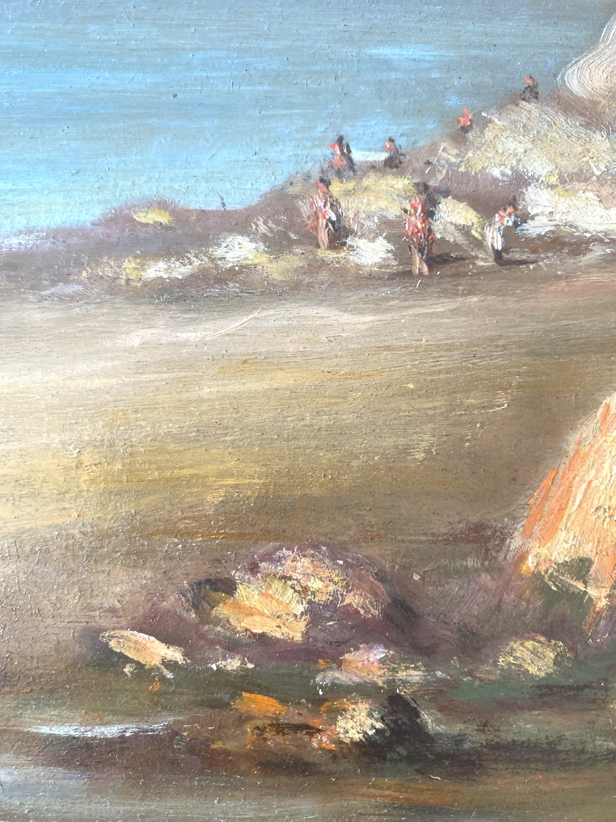 Georges Castaing (1895-1971) “basque Country Beach”-photo-5