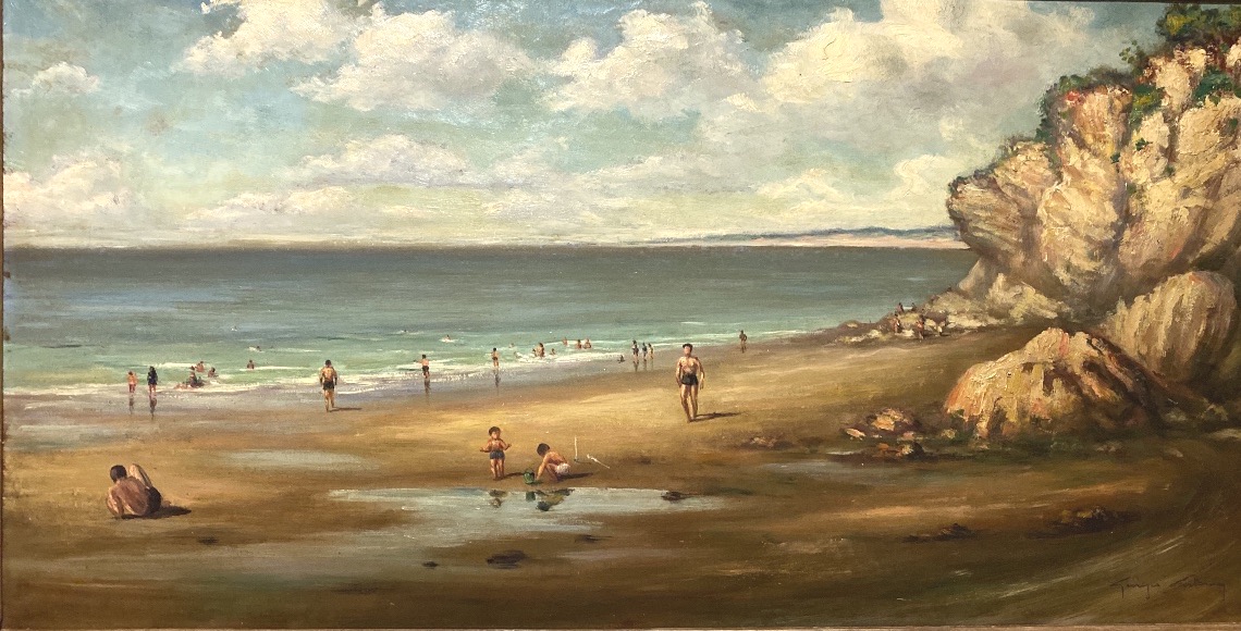 Georges Castaing (1895-1971) “basque Country Beach”