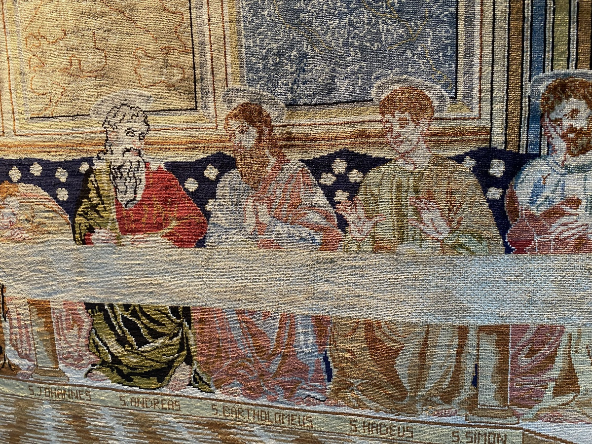 Tapisserie En Soie «la Cène » HEREKE ÖZIPEK -photo-2