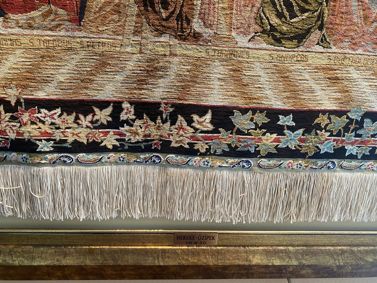 Tapisserie En Soie «la Cène » HEREKE ÖZIPEK -photo-6