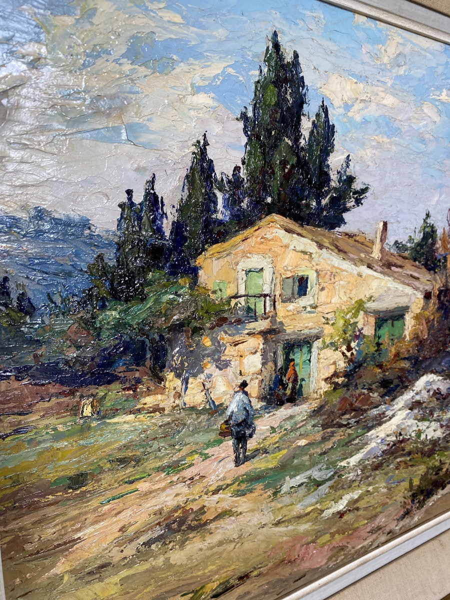 Henri Perrot (1896-1976) “farm In Languedoc”-photo-4