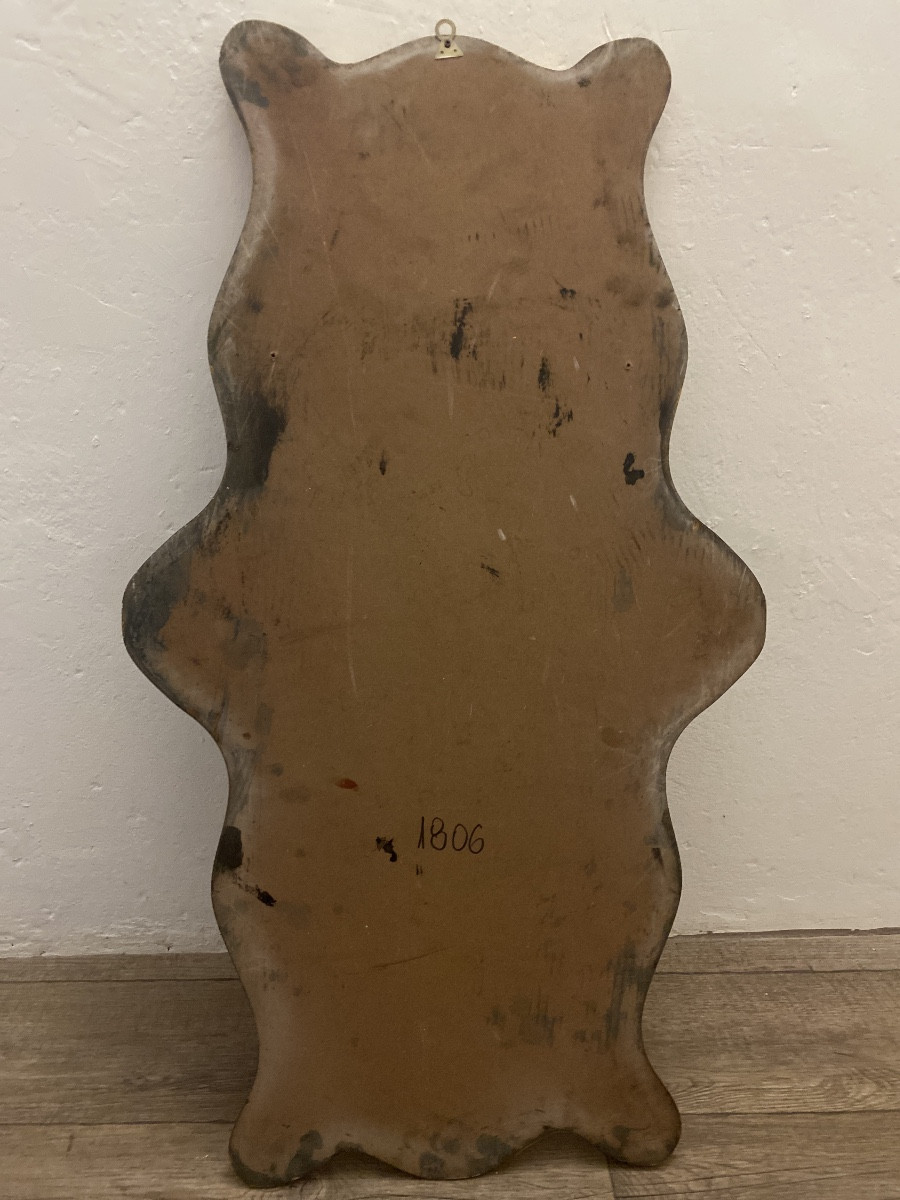 ÉCOLE ITALIENNE Fin XIXe début XXe.Huile Sur Bois «Vierge à l’enfant et  St Jean Baptiste »-photo-8