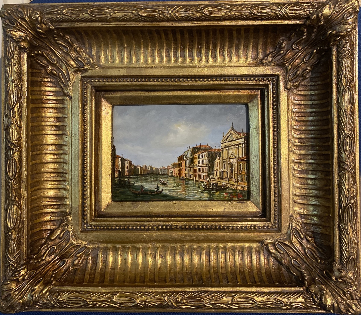 Venice "view From The Grand Canal" Signed J.smith 